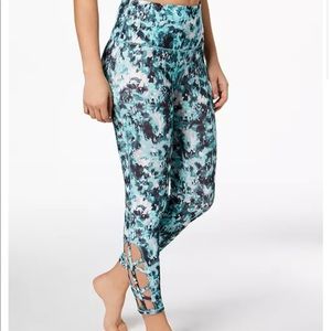 Gaiam Lana High-Waisted Yoga Capri Leggings Sz XS